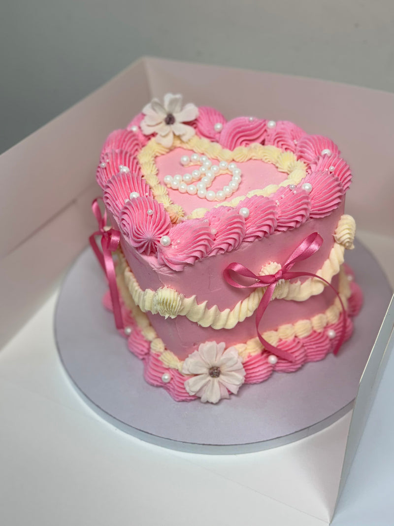 Custom Heart Cakes