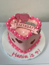 Custom Heart Cakes