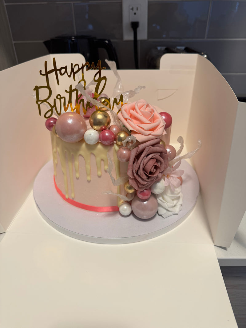 Custom 8 inch 3 layer Cakes